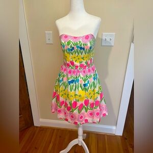 strapless Lilly Pulitzer dress - size 2